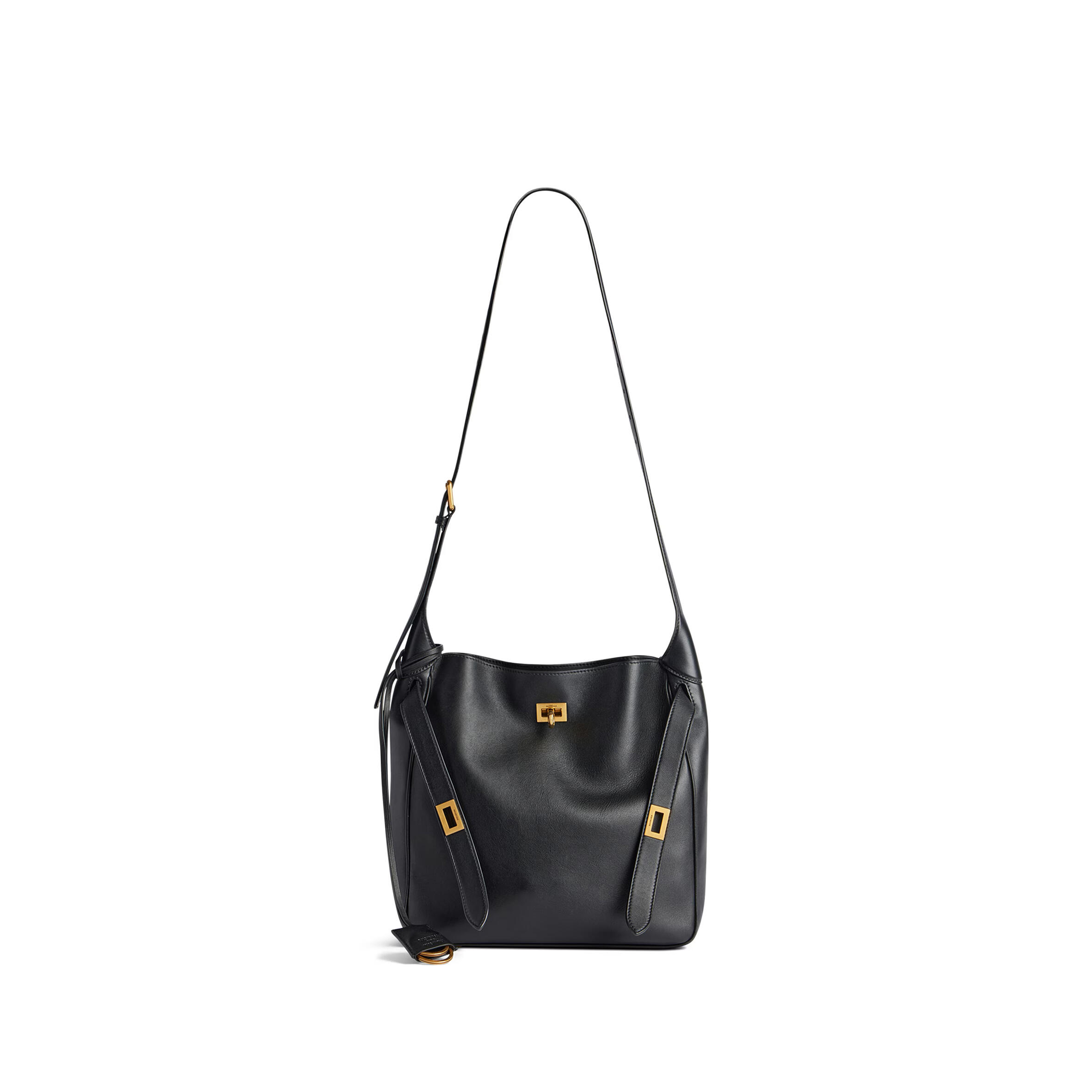 BALENCIAGA WOMEN'S BEL AIR HOBO BAG SMALL IN BLACK 8110182ABAV1000 (26.9*25.9*9.9cm) BALENCIAGA WOMEN'S BEL AIR HOBO BAG SMALL IN BLACK 8110182ABAV1000 (26.9*25.9*9.9cm)